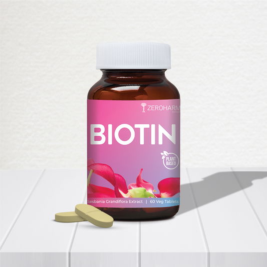 Biotin 30 MCG Tablets For Hair, Skin & Nails