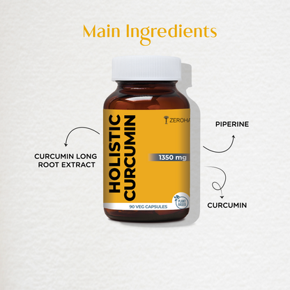 Holistic Curcumin Capsules With Piperine